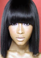 Cheap human hair lace front wig Gants hill